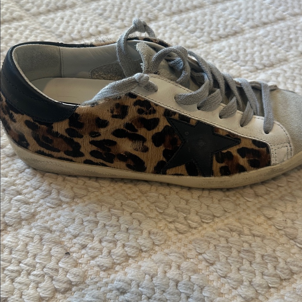 Golden Goose- Super- Star in Leopard print leather- Size- 37 - Picture 2 of 5